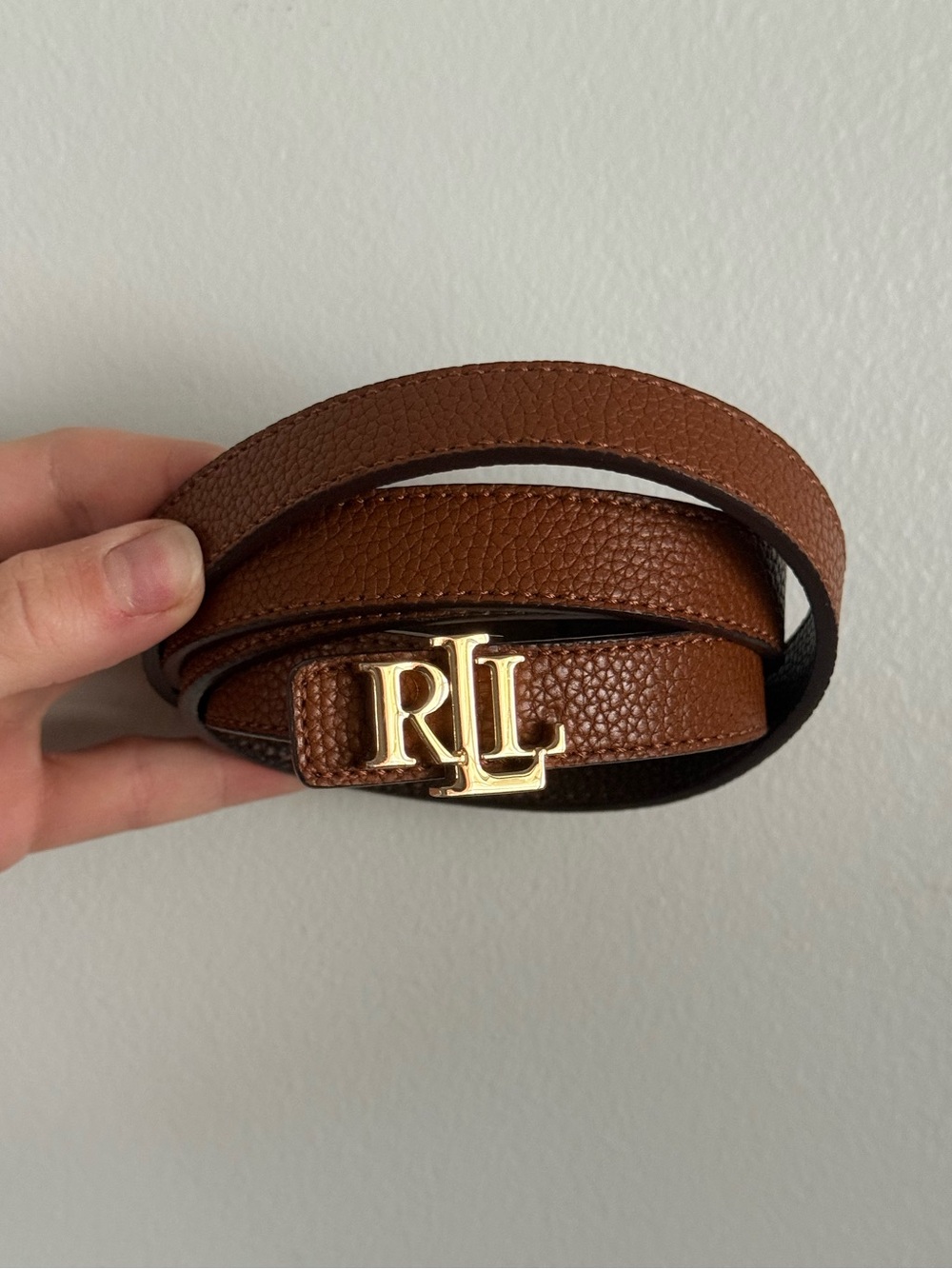 Ralph Lauren Reversible Leather Brown Belt - 47”